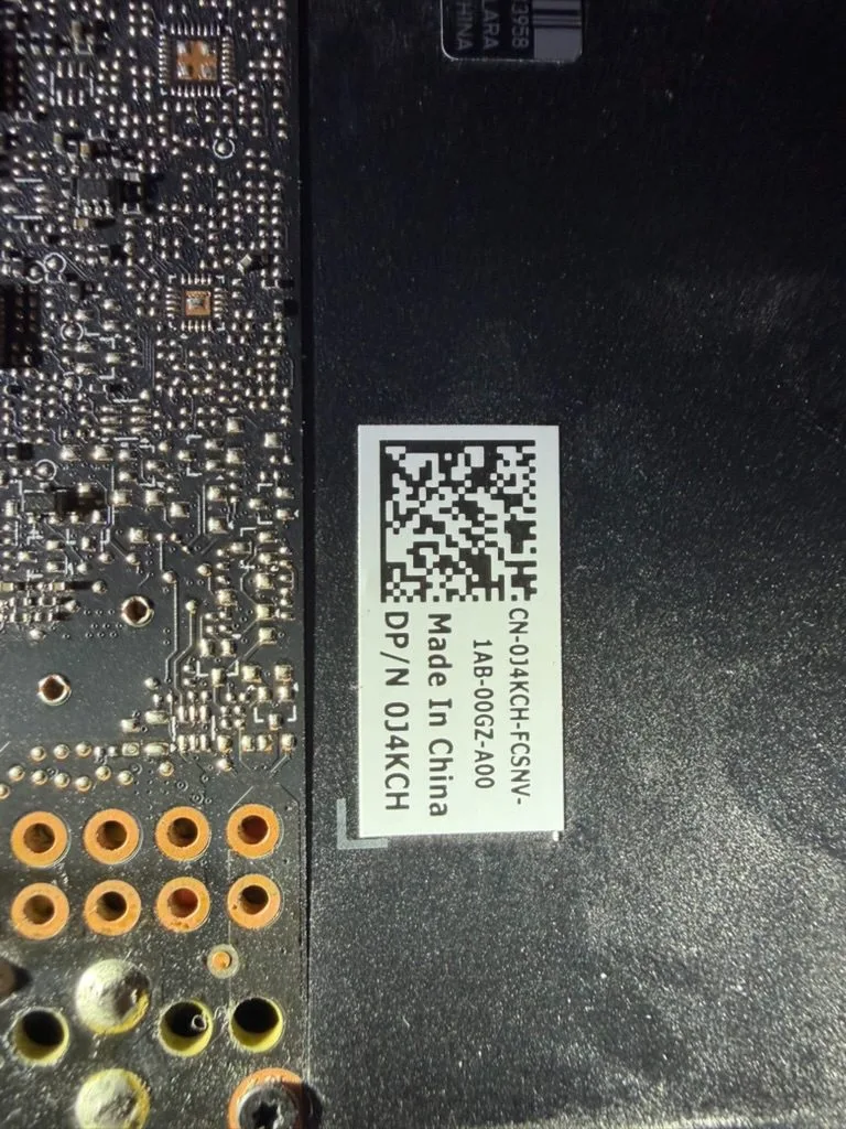 Dell-branded card: DP/N 0J4KCH.